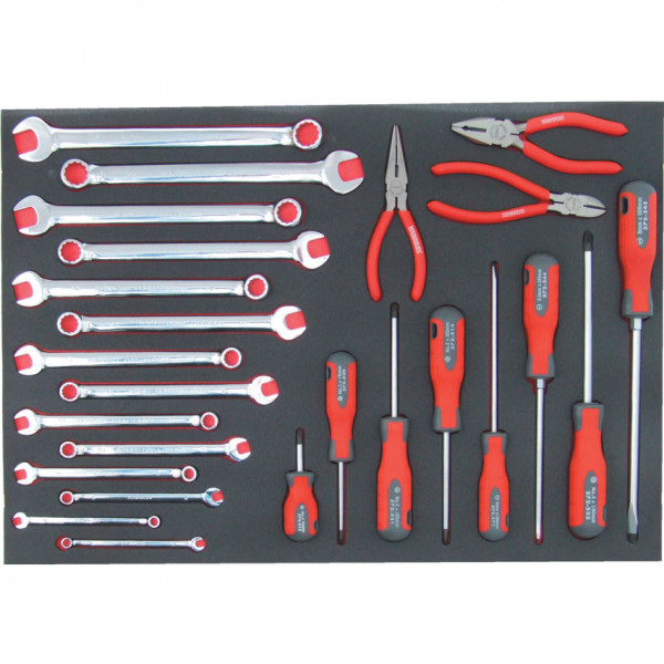 ชุดถาดเครื่องมือช่าง 25 ชิ้น  TCD025 DL1 TOOL CONTROL DRAWER SET 25-PCE