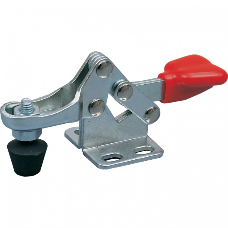 HHIP 3900-0362 Horizontal Hold-Down Solid Toggle Locking Clamp with 60 lb Pressure 