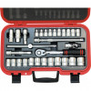 บล็อกชุดและลูกบล็อกขนาด 8 - 32 มม MM SINGLE HEX SOCKET SET 1/2" SQ DR 30PC